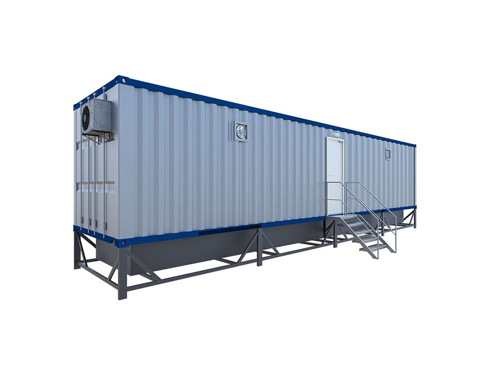 40 ft ablution unit with septic tank